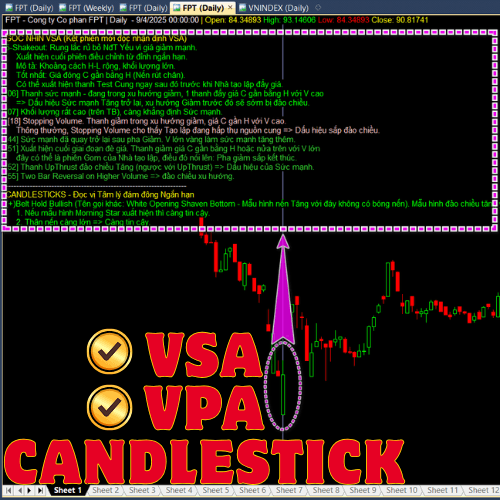 VSA – VPA – CANDLESTICK tự động VSA VPA CANDLESTICK tu dong