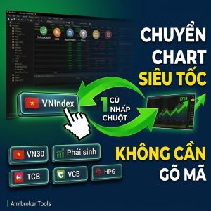 Chuyển chart VNIndex, VN30, Phái sinh, cổ phiếu chỉ bằng 1 click chuột