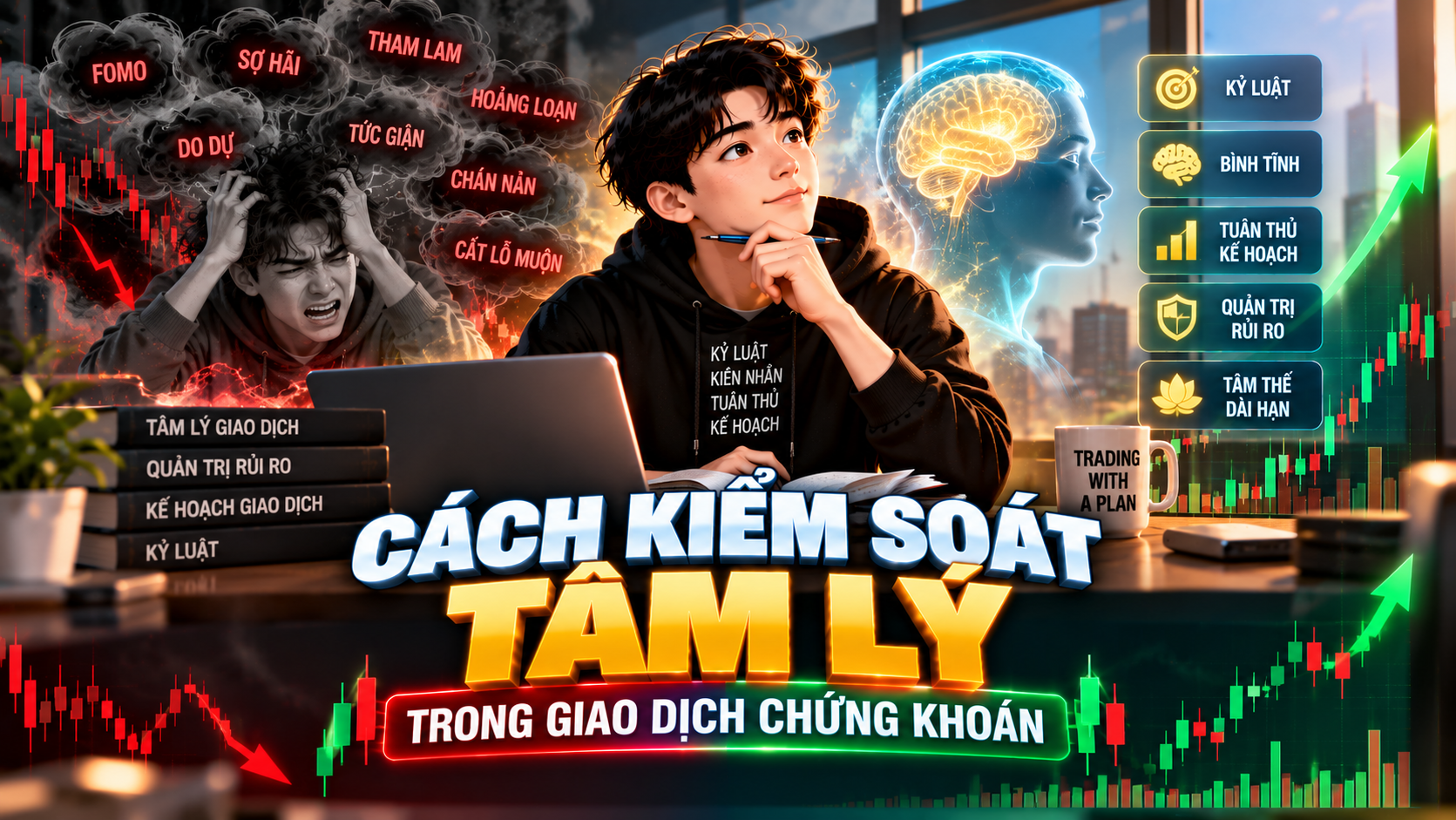 Tâm Lý Giao Dịch: Cách Kiểm Soát FOMO, Bắt Đáy Và Rèn Luyện Kỷ Luật Anh ChatGPT 10 45 31 30 thg 9 2026