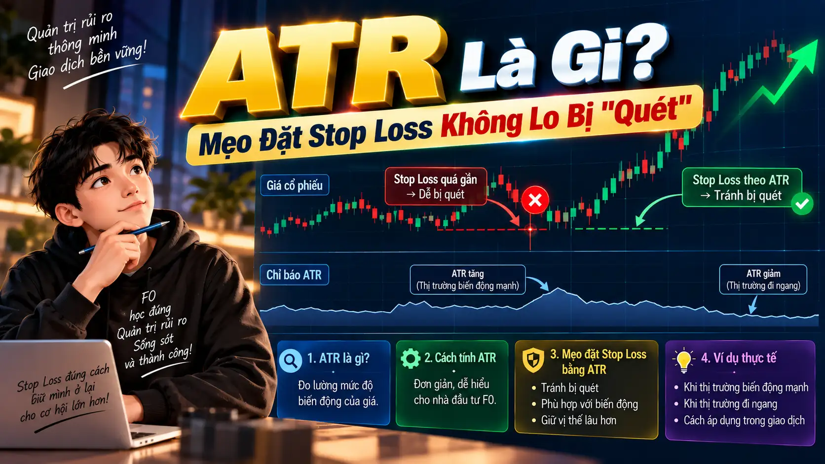 ATR Là Gì? Cách Dùng ATR Để Đặt Stop Loss & Quản Trị Rủi Ro atr la gi