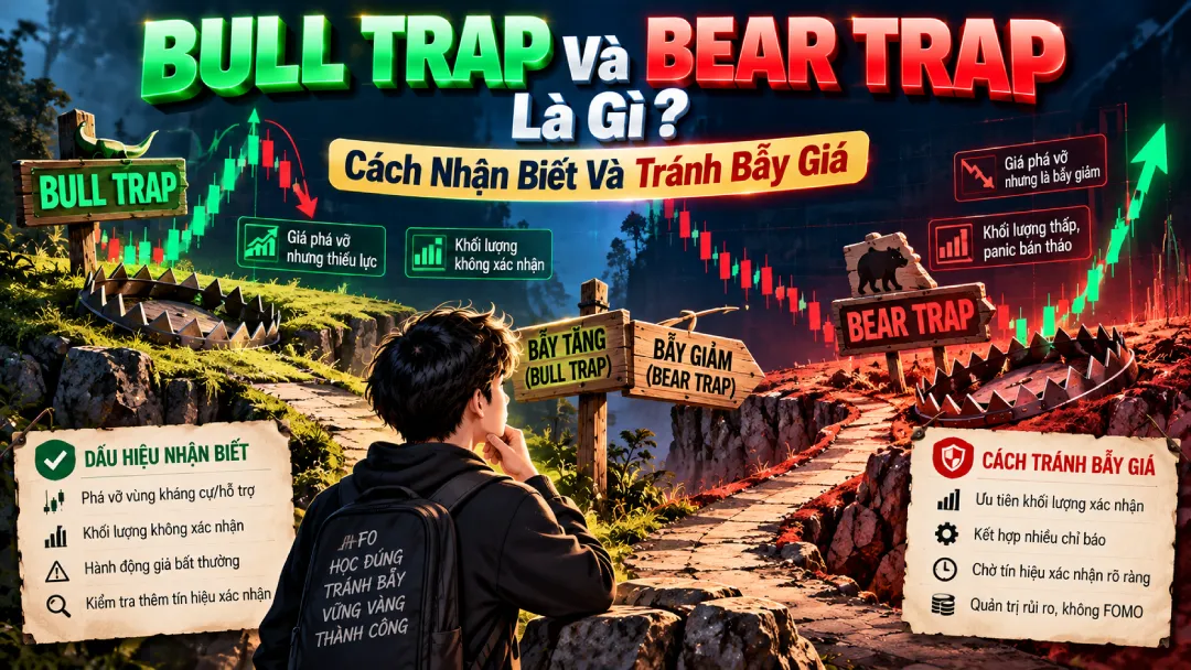 Bull Trap Là Gì? Bear Trap Là Gì? Cách Nhận Biết & Tránh Bẫy Giá bull trap la gi bear trap la gi