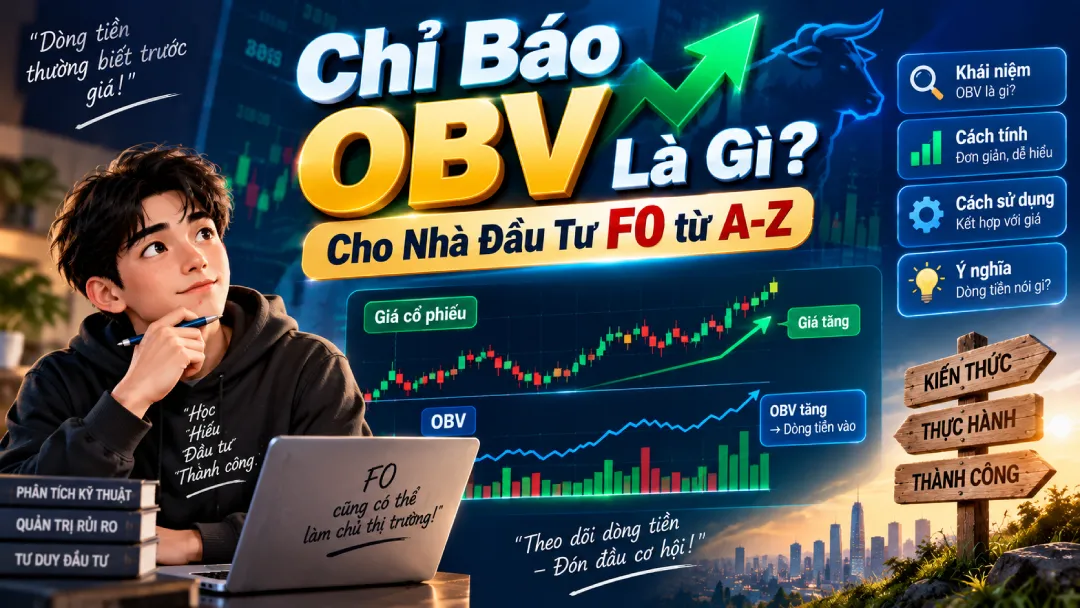 Chỉ Báo OBV Là Gì? Cách Dùng OBV Để Nhận Biết Dòng Tiền chi bao obv