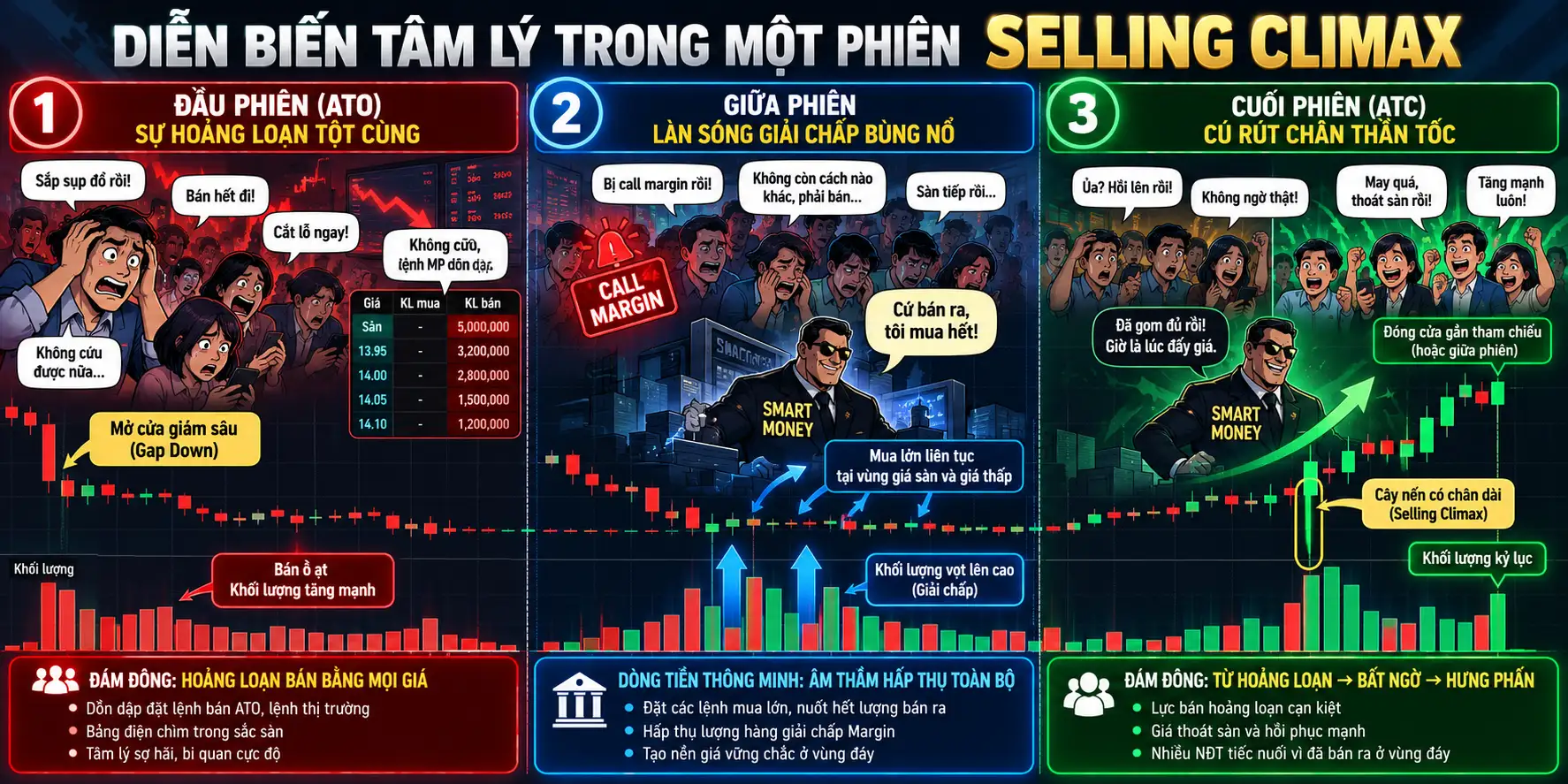 Selling Climax Là Gì? Diễn biến tâm lý