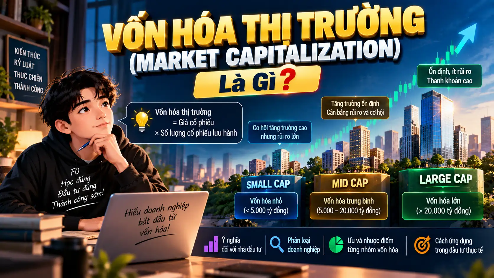 Vốn Hóa Thị Trường Là Gì? Cách Tính Và Ý Nghĩa Trong Đầu Tư von hoa thi truong market cap