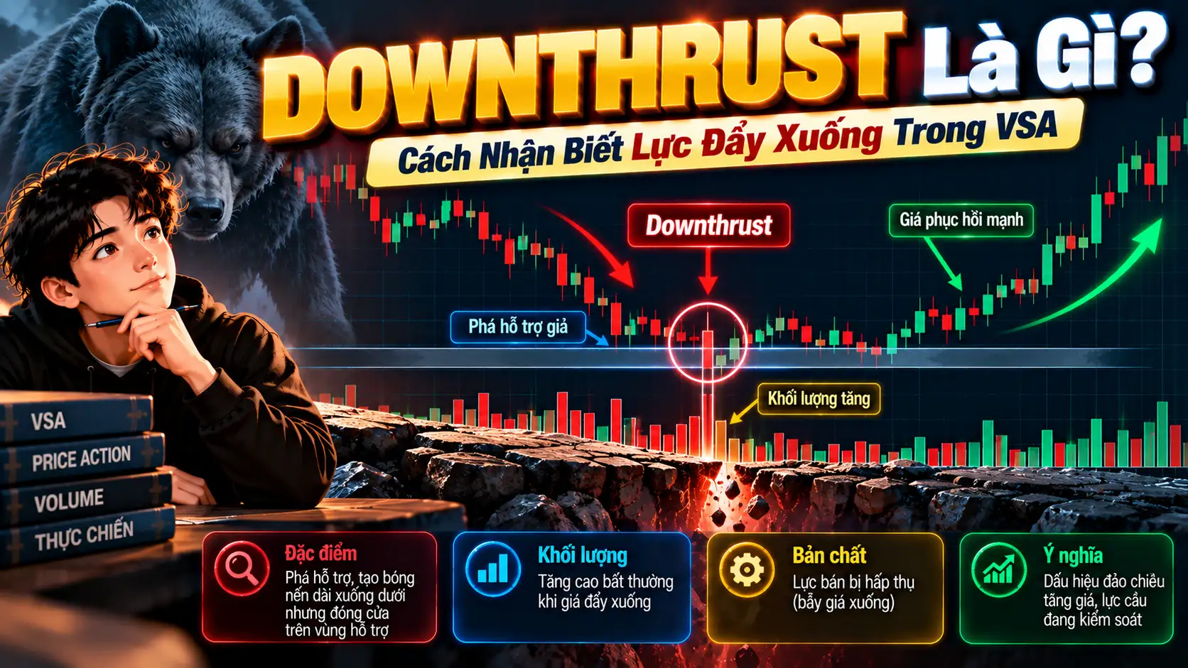 Downthrust Là Gì? Cách Nhận Biết Bẫy Giảm Giá Trong VSA downthrust la gi