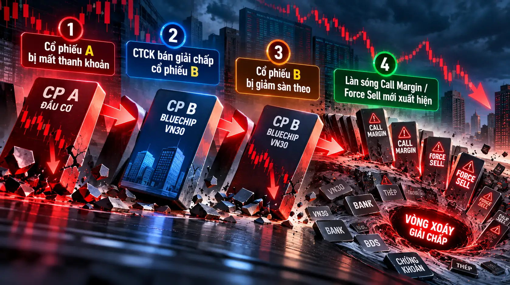 Hiệu Ứng Domino Của Force Sell Chéo Hiệu Ứng Domino Của Force Sell Chéo