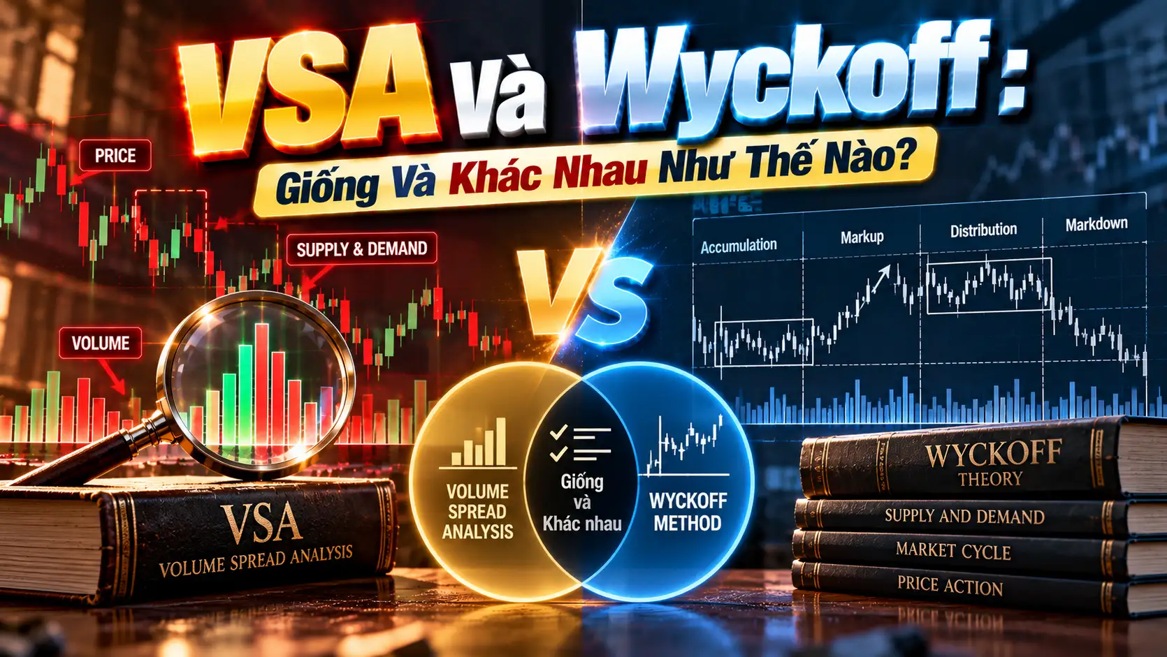 So Sánh VSA Và Wyckoff: Giống Và Khác Nhau Như Thế Nào? vsa va wyckoff